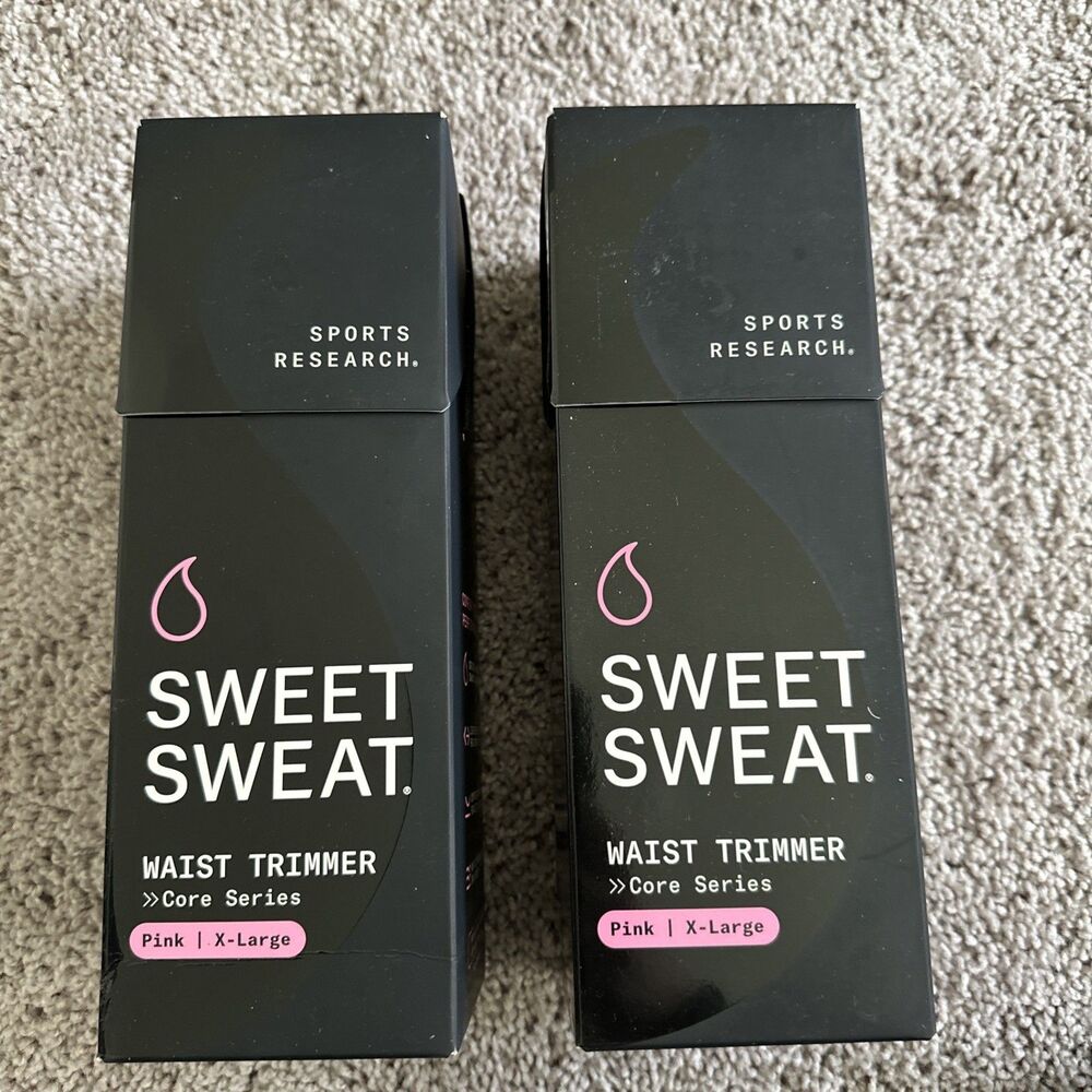 Sports Research Sweet Sweat Waist Trimmer Core Series Pink X-Large